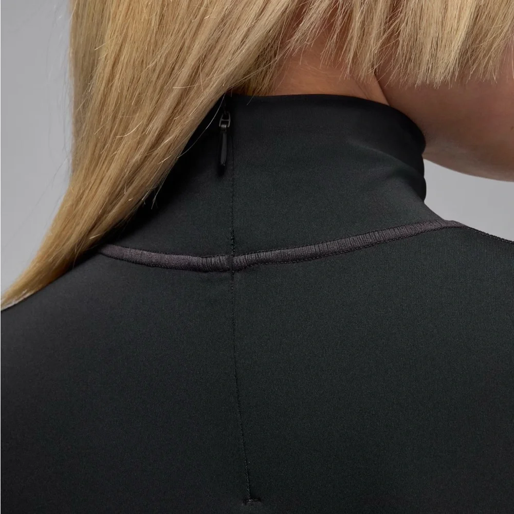 NWT [Jordan] Flight Mountainside Long-Sleeve High-Neck Bodysuit Black Womens S M - Picture 8 of 16
